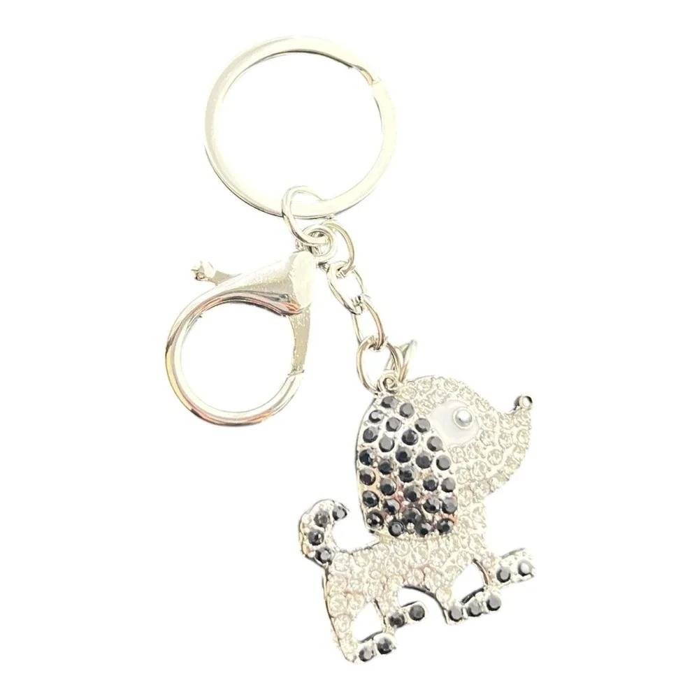 Women's Key Chain Silver Tone 4